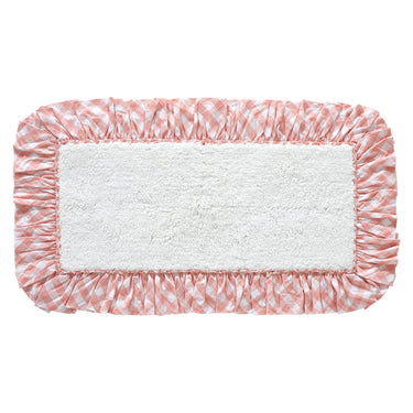 Annie Buffalo Coral Check Bathmat 27